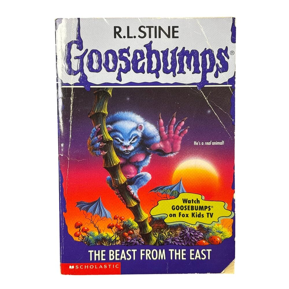 Goosebumps #43 The Beast From the East by R.L Stine Scholastic 1st print Book